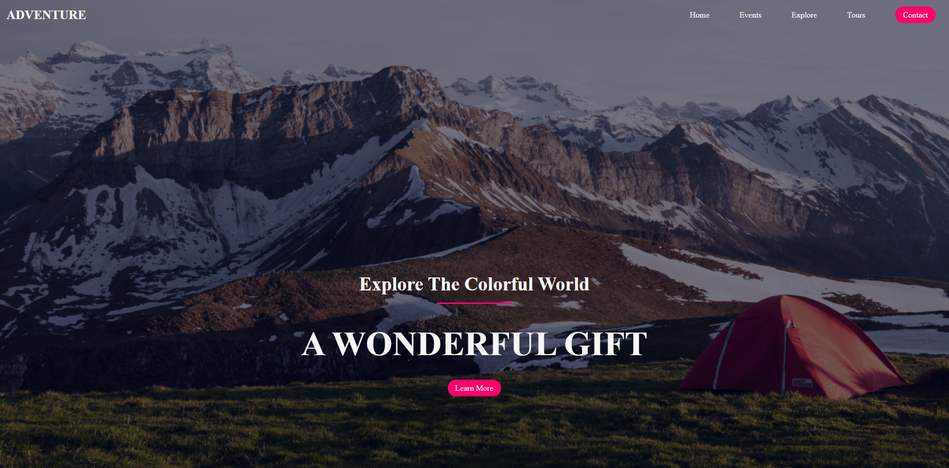 Proyecto de pagina adventure